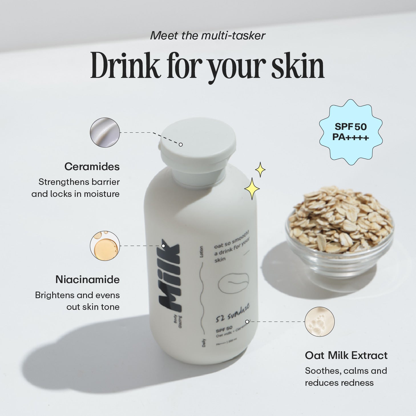 SPF 50 Body Glazing Milk