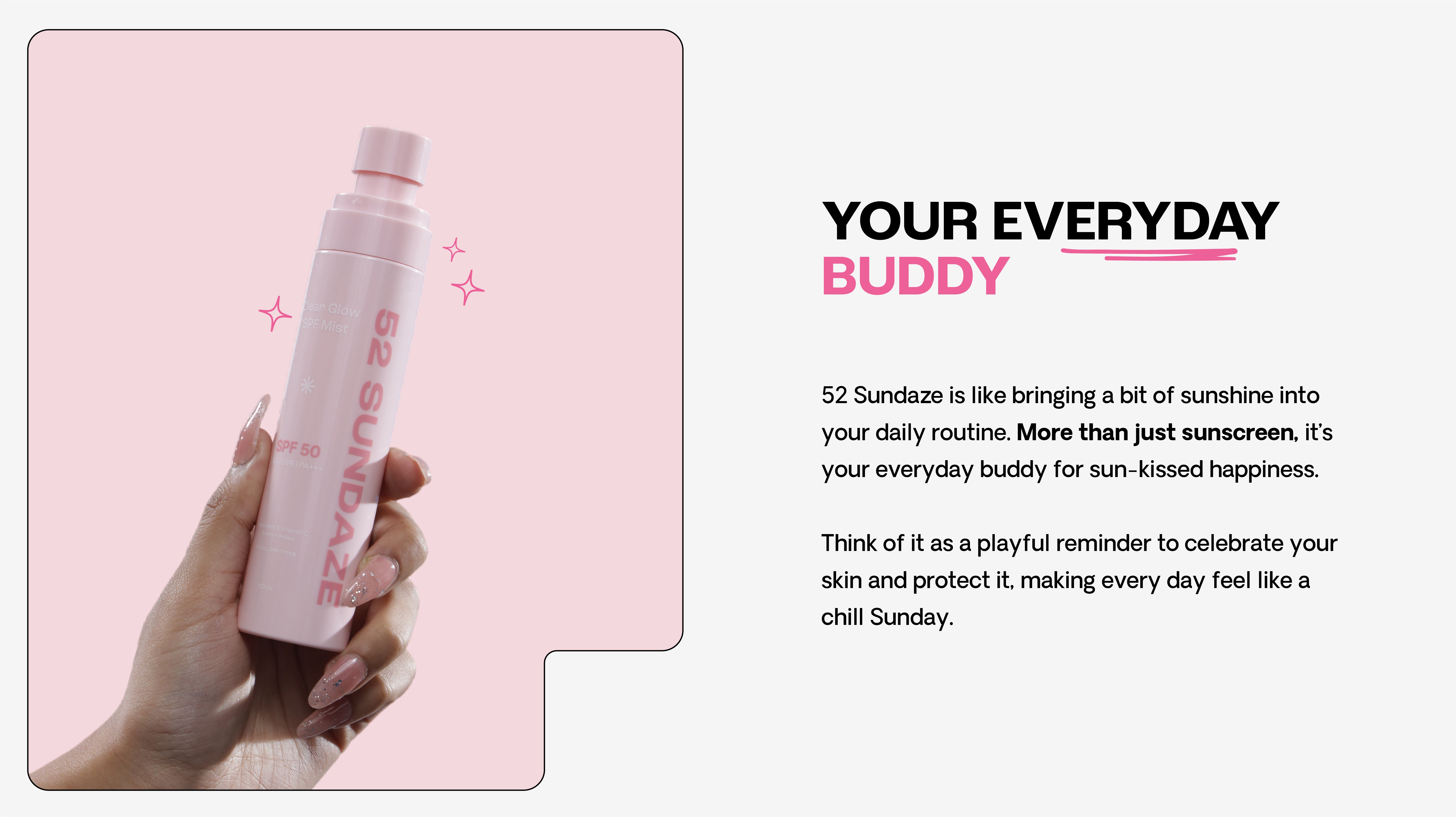 Natural sunscreen mist